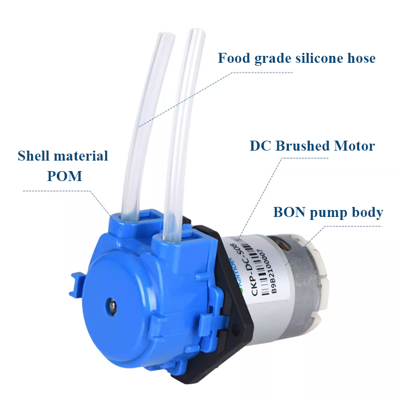 Mini Peristaltic Pump 12V - Bomba Dosificadora Peristáltica Autocebante Reversible de