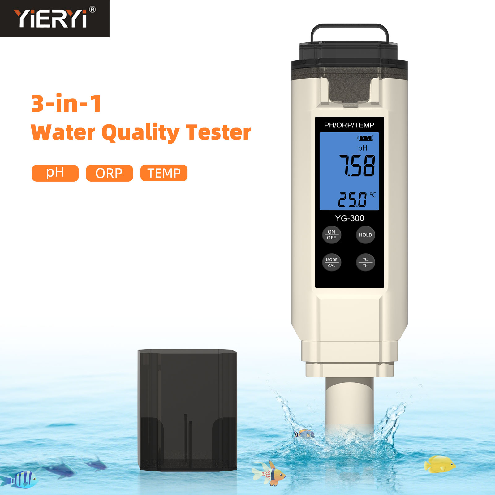 Yieryi Digital 3 en 1 medidor  - Ph Meter Digital Water Tester reseña y precio